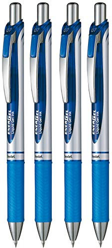 Pentel BL77 Energel XM Click Gelroller/Kugelschreiber, 0,7 mm, Blau