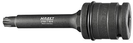HAZET 2784-T60/4 Torx Profile T 60 Brake Disc Screwdriver Socket Set - Multi-Colour