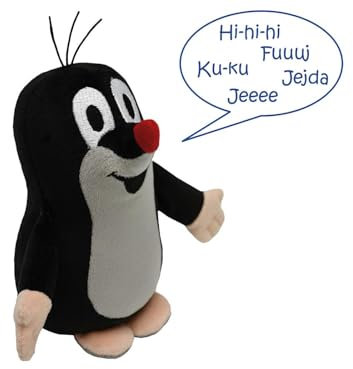 Der kleine Maulwurf Plüsch sprechend 16 cm, kleiner Maulwurf, Pauli, Kuscheltier, Plüschfigur