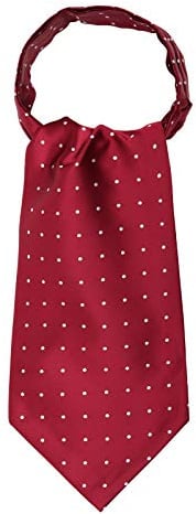 WANYING Hombres Retro Ascot Corbatas Jacquard Tejido Corbatas Bufanda Elegante para Caballero