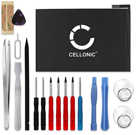 CELLONIC, Akku für Tablet kompatibel mit Apple iPad mini 4 - A1538, 4 - A1550, 020-00297 (3.82V, 5100mAh) + Werkzeug-Set 17tlg