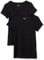 Amazon Essentials Women's Slim-Fit Cap-Sleeve Scoop Neck T-Shirt, Pack of 2, Black, M