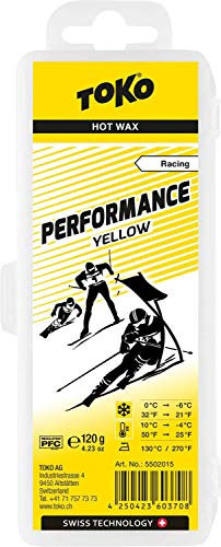 TOKO Skiwachs Performance, Größe:120 g, Farbe:Yellow 0 °C - -6 °C