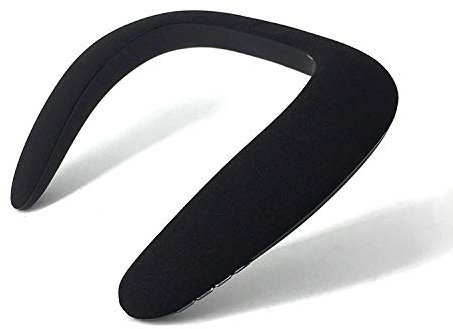 Enceinte Epaule pour XIAOMI Mi A2 Smartphone Musique sans Fil Cou Bluetooth (Noir)