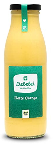 LIEBELEI BIO EIERLIKÖR FLOTTE ORANGE (0,5 l) - BIO Eierlikör mit einem frischen Hauch Orange