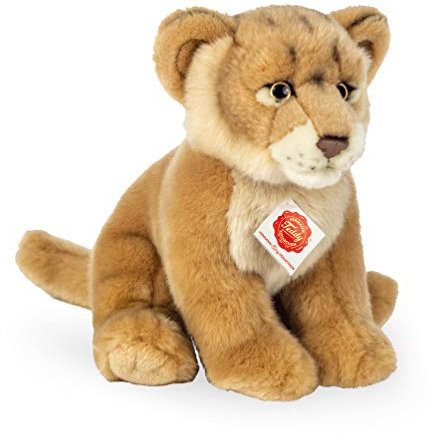 Teddy Hermann 90473 Löwen Baby 27 cm, Kuscheltier mit idealem Recyclinganteil (Füllmaterial)