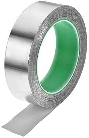 uxcell 30mm Aluminum Foil Tape High Temperature Tape for HVAC,Sealing,Patching Hot and Cold Air Ducts Adhesive Tape 20m/65ft
