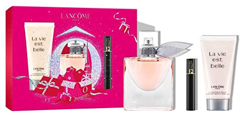 Lancome La vie est belle Geschenkset 30 ml EDP + 50 ml BL + 2 ml Hypnose 01 Noir Mascara