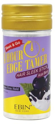 EBIN NEW YORK 24 Stunden Edge Tamer Hair Sleek Stick, extrem fester Halt, 2,7 oz, Acai Berry – Sleek & Go, kein Abblättern und weiße Rückstände