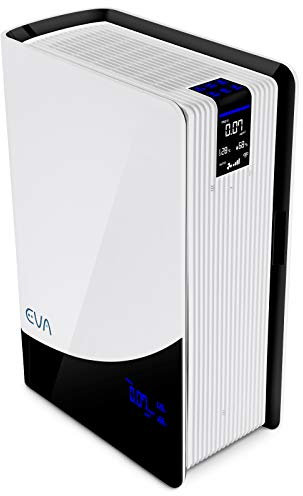 EVA Alto infinity Air Purifier, True HEPA 99.99% Allergen, Smoke, Pet Dander, Dust, Pollen Removal, Active Carbon, UV and Ion - 143m² Entire Home/Industrial Coverage