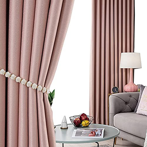 Blackout Curtains for Maiden Bedroom Thermal Insulated,Room Darkening Living Room Curtains Privacy Protection Window Curtain Drapes (Size : W120xL190cm)