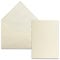 FarbenFroh by GUSTAV NEUSER 75x Einzelkarten Set mit Briefumschlägen DIN A6 / C6 in Vanille (Creme) - 14,8 x 10,5 cm - ohne Falz