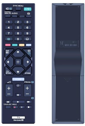 GOUYESHO Telecomando di ricambio RM-ED062 per Sony Bravia Smart TV, compatibile con KDL-32R430B KDL-32R433B KDL-40R353C KDL-40R450A KDL40R485B KDL-48R470B