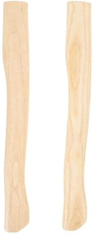 DOITOOL 2pcs Hickory Wood Replacement Handle for Camp Hatchet Handle Replacement Hickory Hatchet Handle Replacement