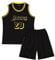 Huniam Jungen 2er-Set Basketball Trainings Ärmellos Trikot und Hose, Basketball Kleidung Kinder, Jungs Jersey (Schwarz, 12-14 Jahre)