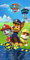 Paw Patrol Kinder Badetuch Boy's Blau 60 x 120cm 100% Baumwolle Velours-Qualität Chase Marshall Everest Skye Ryder Rocky Zuma Strandtuch Strandlaken Handtuch Duschtuch Badelaken Saunatuch z. Poncho