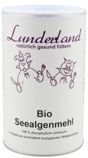 Lunderland Bio Seealgenmehl 800g, granuliert und ohne weitere Zusätze | ohne weitere Zusätze, Reines Einzelfuttermittel
