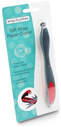 Wrap Buddies- Wrapping Paper Cutter - Wrapping Paper Cutter for Seamless Cutting, Wrapping Paper Cutting Tool, Paper Cutter n