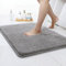COSY HOMEER 60 x 90cm Badematte rutschfest Waschbar, Badteppich, Maschinenwaschbar Badvorleger rutschfest Waschbar für Dusche, Badezimmerteppichund Badezimmer Grau