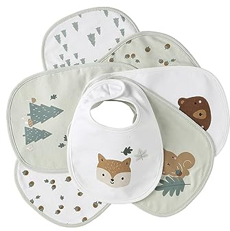VERTBAUDET Lot de 7 Bavoirs Naissance à Scratch