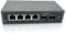 Elfcam® - 10Gb Commutateur Switch Fibre Optique Compatible avec Freebox Ultra et Orange Livebox 6, avec 2 Ports 10G SFP+ et 4 Ports 2,5 Gigabit Ethernet RJ45, Rallonge Votre Réseau 10Go