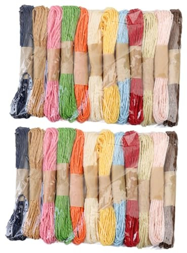 Lurrose Rollen Papierseil Natürliches Verpackungspapier Sammelalbum Bastelband Aus Papier Bastpapier Geschenkverpackungsband Natürliches Bastband Handgefertigtes Geschenk Krawatte