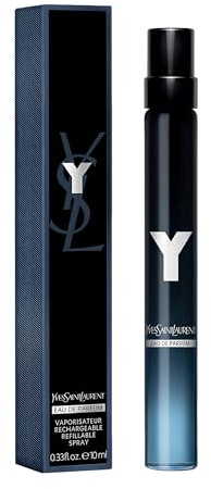 Y by Yves Saint Laurent for Men 0.33 oz Eau de Parfum Travel Spray Refillable