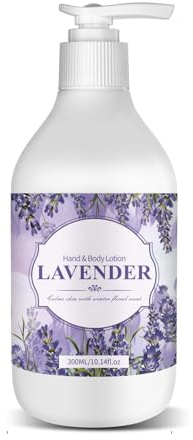 Lavendel-Körperbutter Hand- und Körperlotion, feuchtigkeitsspendende Lavendel-Lotion für Frauen, leichte Körpercreme, Hautpflege, Feuchtigkeitscreme mit Sheabutter und Vitamin E, um trockene Haut zu