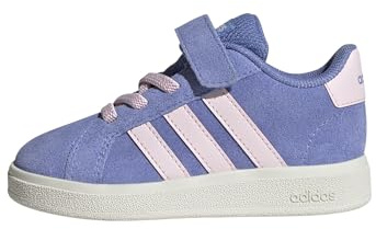 adidas Unisex Baby Grand Court 00s Shoes Infants Schuhe, Blue Fusion/Clear pink/Off White