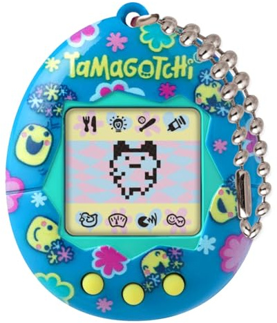 Bandai Tamagotchi Original Tama Smile Virtuelles Tier, Mehrfarbig, 42991, elektronisches Spielzeug ab 8 Jahren