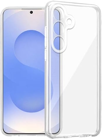 Cadorabo Hülle kompatibel mit Samsung Galaxy S25 Hülle Silikon Handyhülle für Galaxy S25 Case, Kratzfeste und stoßfeste Schutzhülle für Samsung Galaxy S25 - VOLL TRANSPARENT