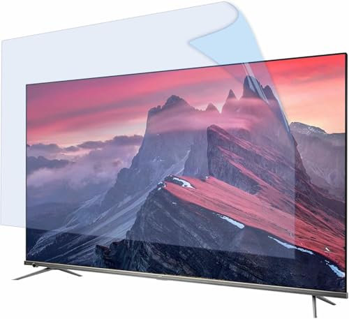 TV-Bildschirmschutzfolie, Von der Anti-Glare-Folie über die Anti-Blaulicht-/Anti-Kratz-Mattfilterfolie, blockieren Sie schädliche blaue Strahlen und Ihre Augen for LCD-, LED- und OLED-HDTV(70in 1561x9