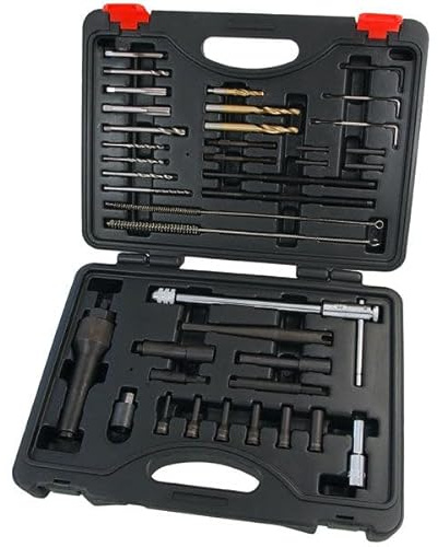 Neilsen CT4657 Glow Plug Removal Master Kit for 8mm & 10mm Plugs with Drills Taps Sockets Brushes