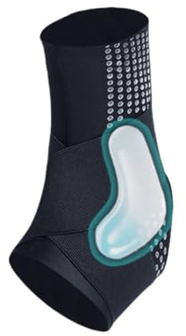 bergxperten amalios AnkleGuard - Sprunggelenk aktive Schutzbandage，Atmungsaktiv, schweißabsorbierend, stabiler Halt, ultradünn, atmungsaktiv und hautfreundlich, mit weichen Silikonpolstern