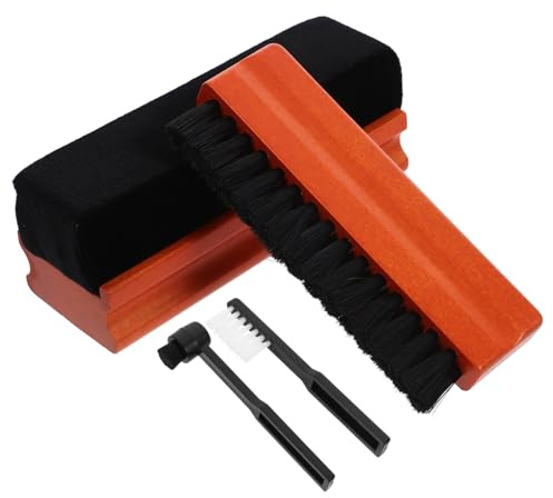 LRXIYODE Vinyl Record Cleaning Kit with Portable Brushes for Record Players and Cd Dvd Turntables Compact Vinyl Cleaner Set for Stylus and Disc Maintenance