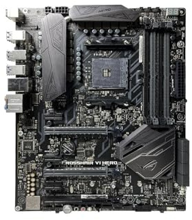 Cartes mères d'ordinateur Carte mère Fit for ASUS ROG Crosshair VI Hero X370 AM4 Compatible Ryzen 7 5700x3d 5700x 5800x3d 5800x 3700x Carte mère DDR4 ATX Cartes mères d'ordinateur