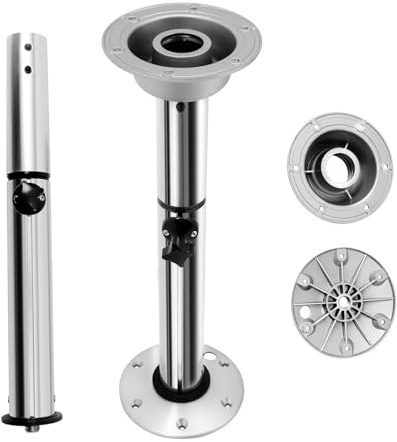 TouSuaRSi Tischbein Wohnmobil Tischhalterung Tischgestell Höhenverstellbar 56.5-72cm, Tischfuß Tischbein für Arbeitsräume, Küchen oder Kabinen, Tragfähigkeit 25kg