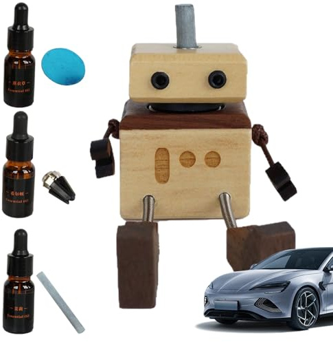 Lufterfrischer Für Auto | Wackelnder Roboter Auto Duftverbreiter - Duftspender Mit Parfüm Accessoire Für Geburtstag Geschenk