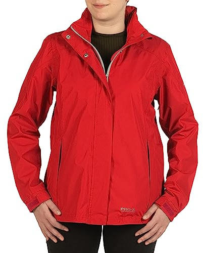 PRO-X elements Damenjacke CARRIE I Damen Regenjacke mit verschweißten Nähten, Unterarmbelüftung inkl. Packsack I Atmungsaktiv I Wasser- & winddicht