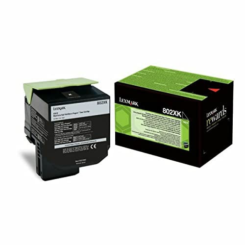 Lexmark 1894557 Toner, Schwarz, 802XK