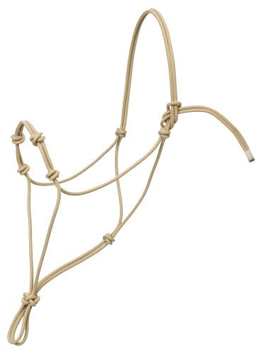 Weaver Leather Silvertip Seilhalfter mit Vier Knoten, Hellbraun
