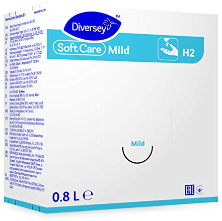 Diversey 6960400 Soft Care Mild H2, cremige Handseife, 0,8 L