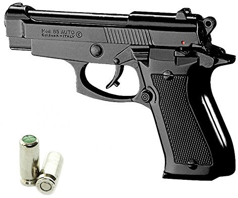 KIMAR Pistola a Salve Beretta 85 Cal.8 | Top Firing | Nera
