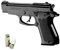 KIMAR Pistola a Salve Beretta 85 Cal.8 | Top Firing | Nera