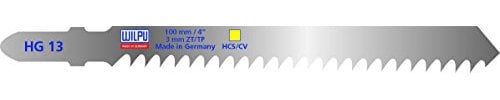 WILPU Stichsägeblatt HG 13 mit Einnockenschaft- / T-Schaft-Aufnahme, 25 Stück