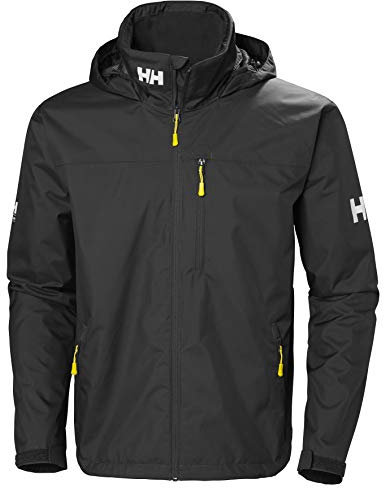 Helly Hansen Herren Crew Hooded Jacke, Schwarz, L