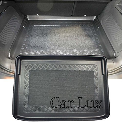Car Lux AR05038 - Alfombra Bandeja Cubeta Protector maletero con Antideslizante para Crossland X