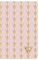Clairefontaine 193496C-taccuino rilegato rilegato a filo colore Rosa cipria-9x14cm 96 pagine rigato carta Clairefontaine Avorio 90g-copertina carta laminata opaca-Collezione Neo Deco Primavera-Estate