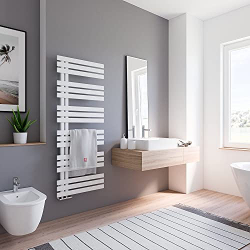 Schulte Designheizkörper Emma, Größe: 150 x 60 cm Stahl pulverbeschichtet, Farbton: Alpinweiß H025150060 04