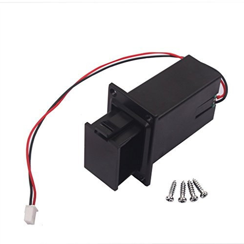 Akku-Box für Gitarre, Bass, Tonabnehmer, 9 V, Schwarz